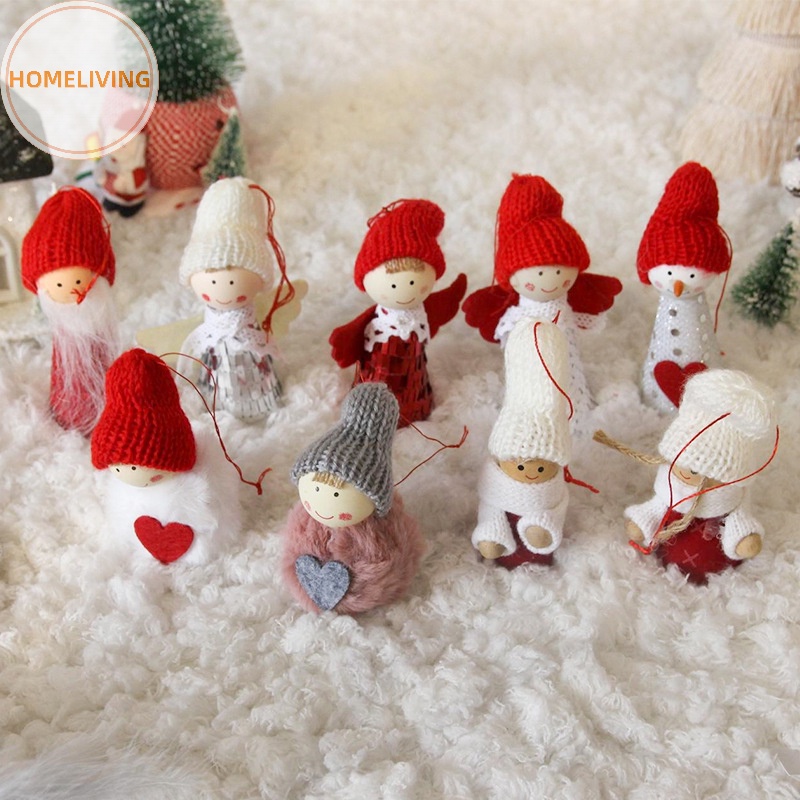 Homeliving 1 cái giáng sinh santa búp bê navidad 2023 xmas cây trang trí đồ trang trí năm mới 2024 quà tặng trang trí giáng sinh cho nhà vn