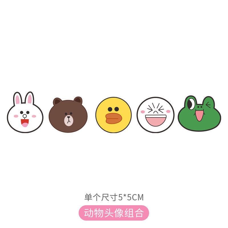 Dễ Thương Miếng Dán Trang Trí Xe Hơi / Xe Máy Điện Hình Gấu / Khủng Long Hoạt Hình Đáng Yêu diy