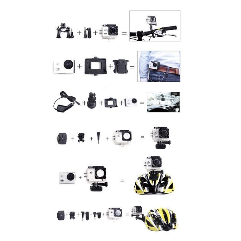 Camera Hành Trình Chống Nước SJACM SJ4000 Ultra 12MP 30M 4K 1080p Ultra HD