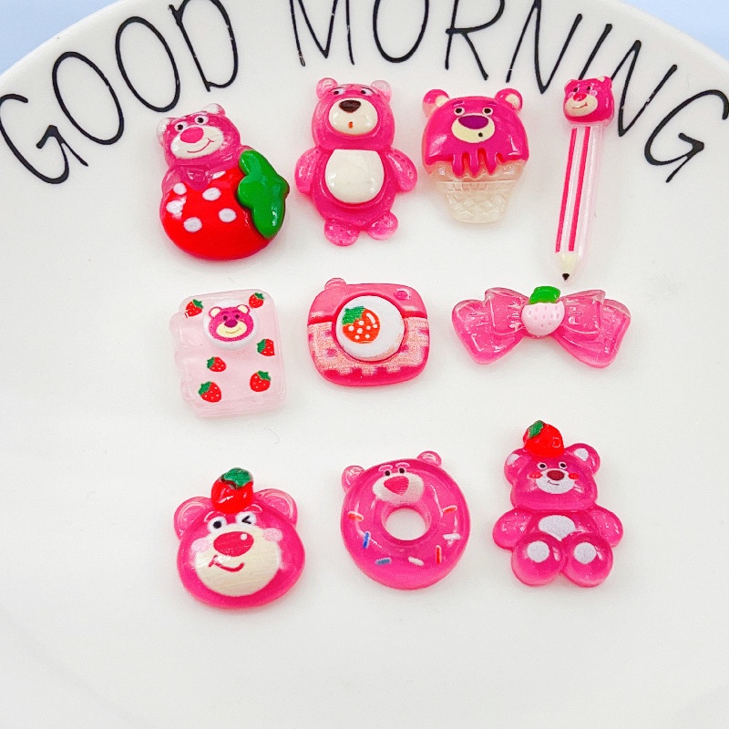 Charm Decor 3D SIZE LỚN trang trí gắn hình bình nước, bàn học siêu dễ thương đủ mẫu lựa có miếng dán