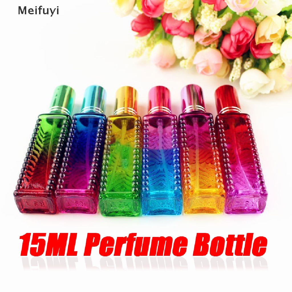 Bình Đựng Nước 15ml Hình Vuông Màu Gradient