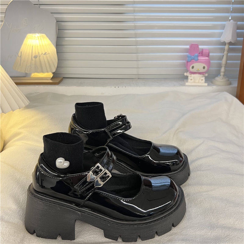 UOUO Giày Sandal Cao Gót Mũi Tròn Đế Dày Chống Thấm Nước Cho Búp Bê Barbie 23032114