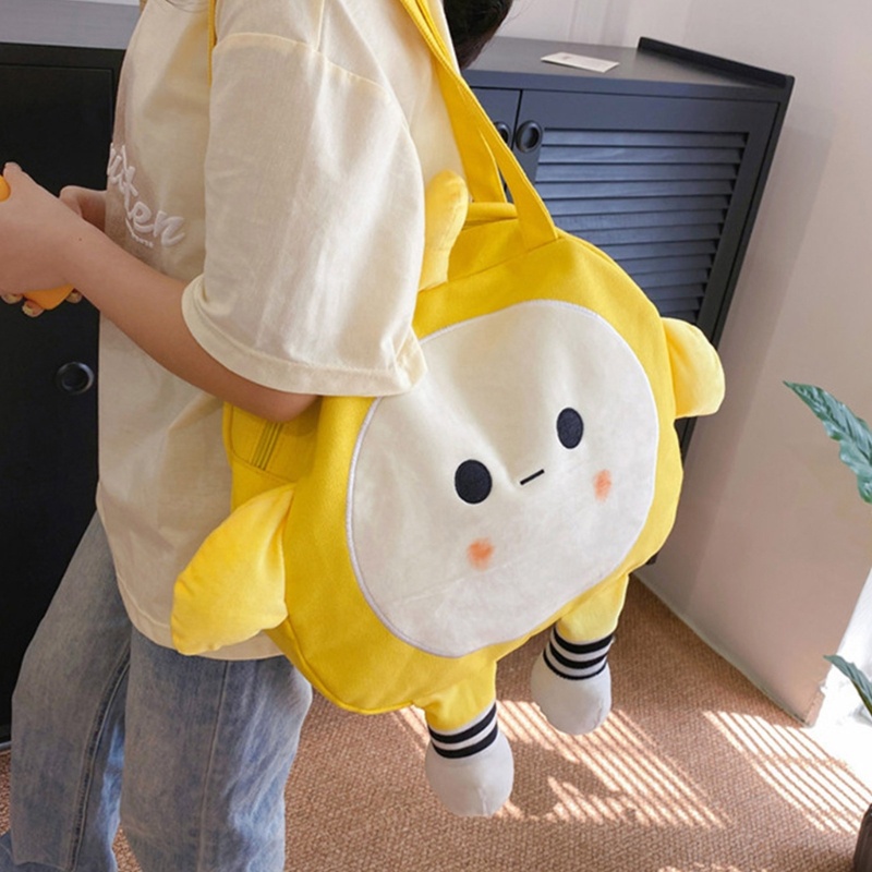 Túi Xách Canvas Cỡ Lớn In Họa Tiết Hoạt Hình Cho Nữ