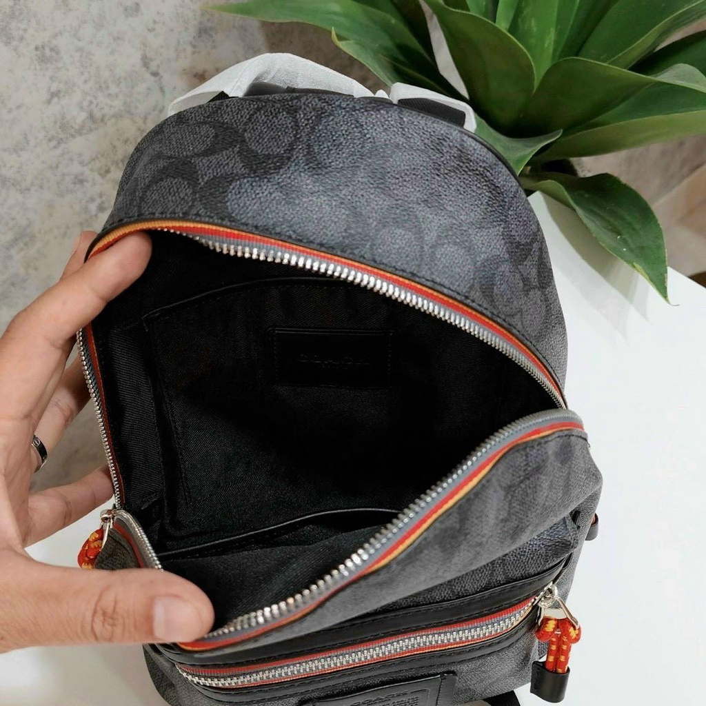 Balo Nam Nữ COACH - ACADEMY PACK IN SIGNATURE CANVAS WITH VARSITY ZIPPER