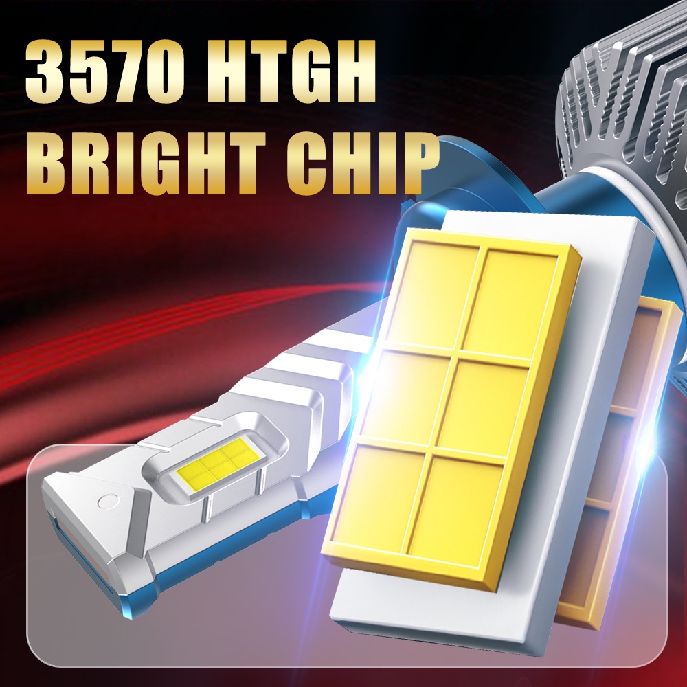 Bộ 2 Đèn Pha led 12V 24V H11 H4 9005 90W 20000LM 6000K H7 H1 H3 H11 9006 9012 Chất Lượng Cao