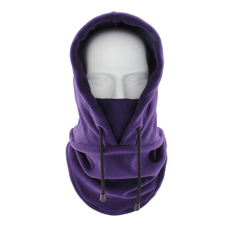 Fancy Mới Mũ Trùm Đầu Thể Thao Mùa Đông Chống Gió Giữ Ấm Có Đệm Lót Vải Lông Đi Xe Đạp Trượt Tuyết Ngoài