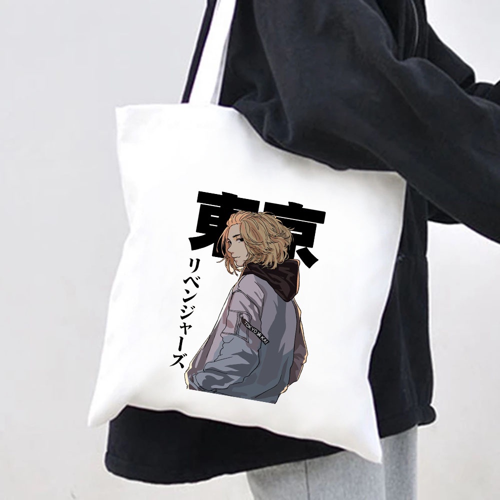 Túi vải In Họa Tiết Hoạt Hình Tokyo Revengers Dễ Thương Cho Nữ