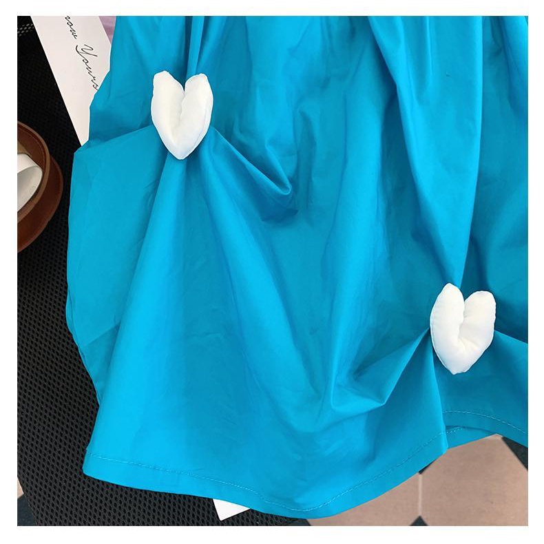 Đầm Công Chúa Tay Bay Thời Trang Mùa Hè Hàn Quốc Mới Cho Bé Gái