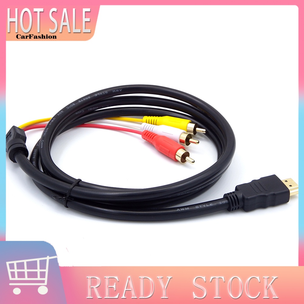 Dây Cáp Chuyển Đổi HDMI Sang 3 RCA AV