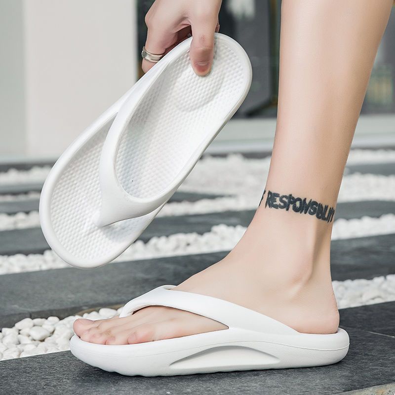 Dép Xỏ Ngón Đế Dày Chống Trượt Họa Tiết Rằn Ri Thời Trang Cho Cặp Đôi