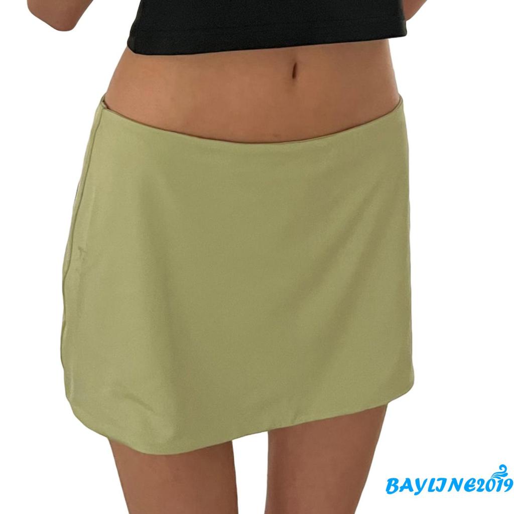 Chân Váy Chữ A Mini Màu Sắc Thời Trang Xuân Hè Cho Nữ