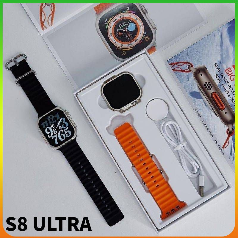 Đồng Hồ Thông Minh S8 Ultra Series 8 Đồng Hồ Thông Minh Thể Thao Chống Nước Gọi Bluetooth TECH4
