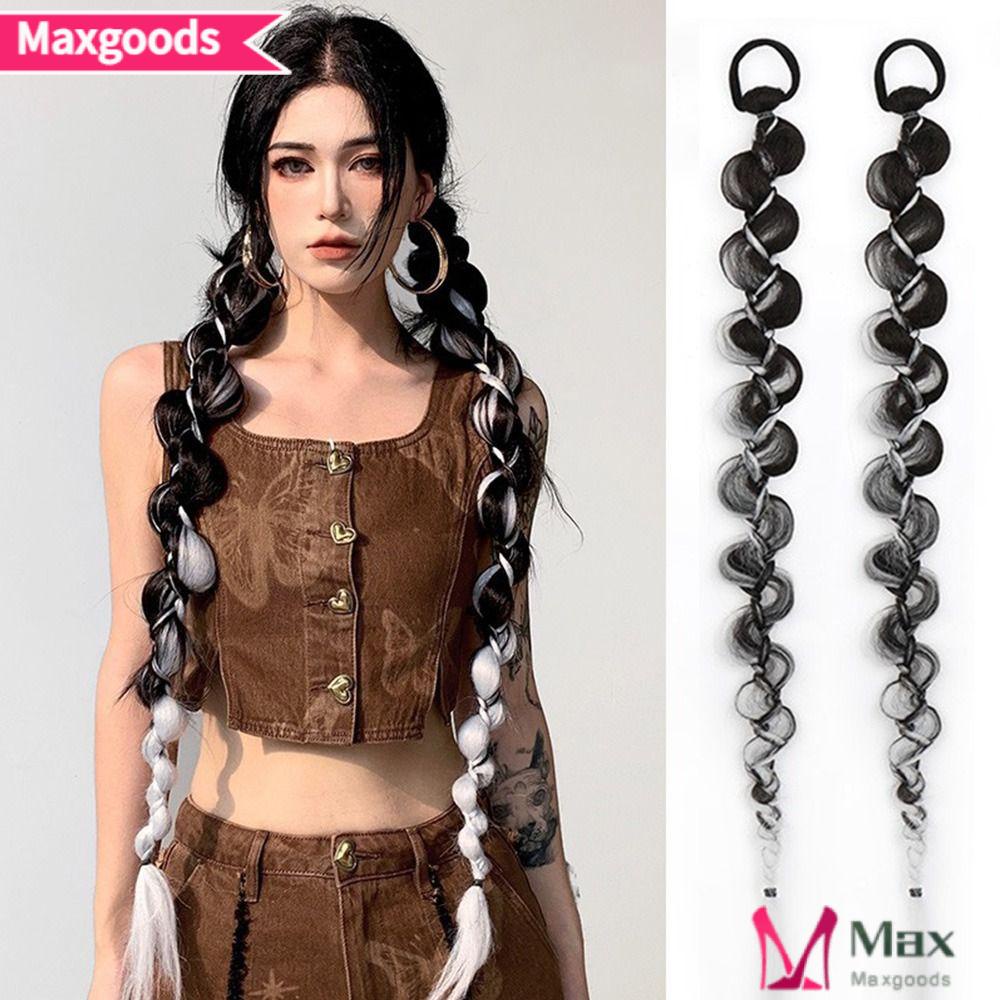 Dây Bện Tóc Bằng Sợi Tổng Hợp Kèm Dây Cao Su Dùng Tập Boxing