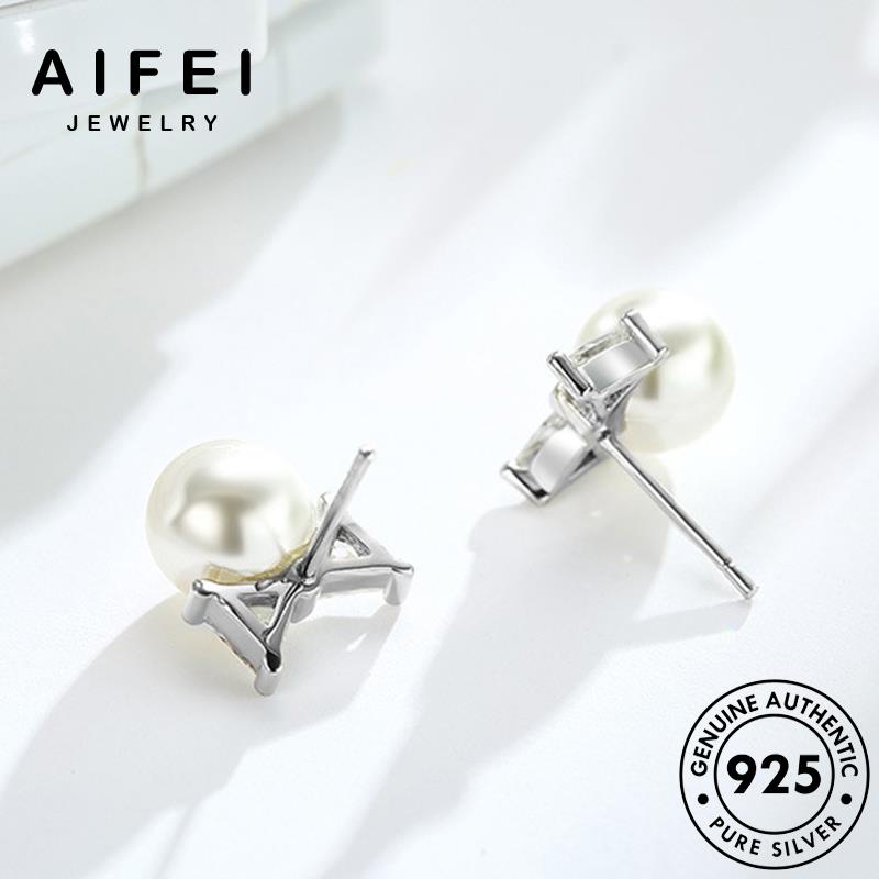 AIFEI JEWELRY vành phụ nữ ngọc tính sức tròn thời khí xỏ quốc thật tai bạc khuyên 925 bản nguyên vòng kiện trai tua trang Thời hàn bông E203