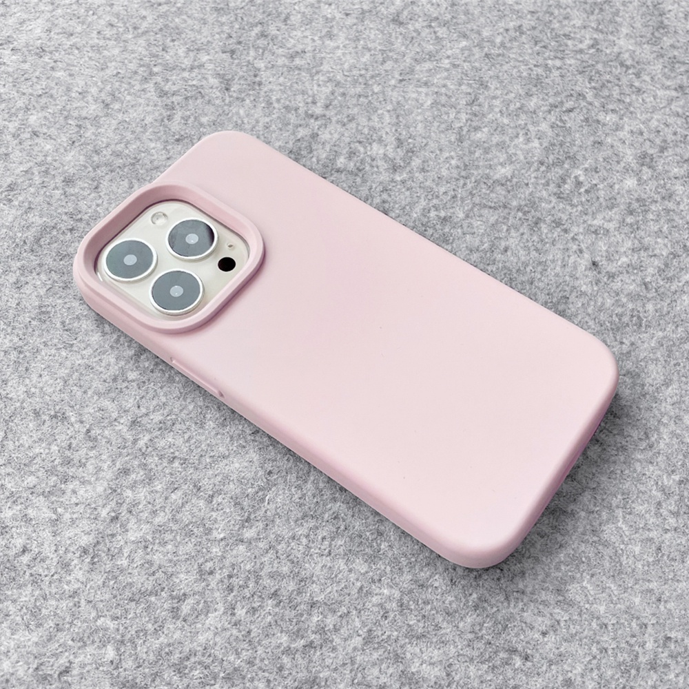 Ốp Điện Thoại Silicone Mềm Chống Sốc Màu Trơn Cho iPhone 14 11 12 13 Pro Max 14 Pro Max