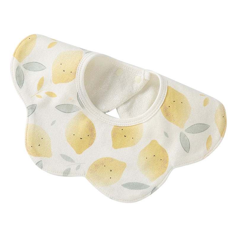 Yếm Ăn Cotton In Họa Tiết Hoạt Hình Đáng Yêu Cho Bé