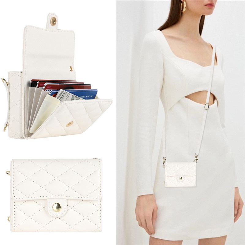 Đối với samsung z flip 4 flip 3 5g flip 5 vỏ thẻ organ gói đeo chéo bao da thời trang flip4 flip3 shoulder strap rope case