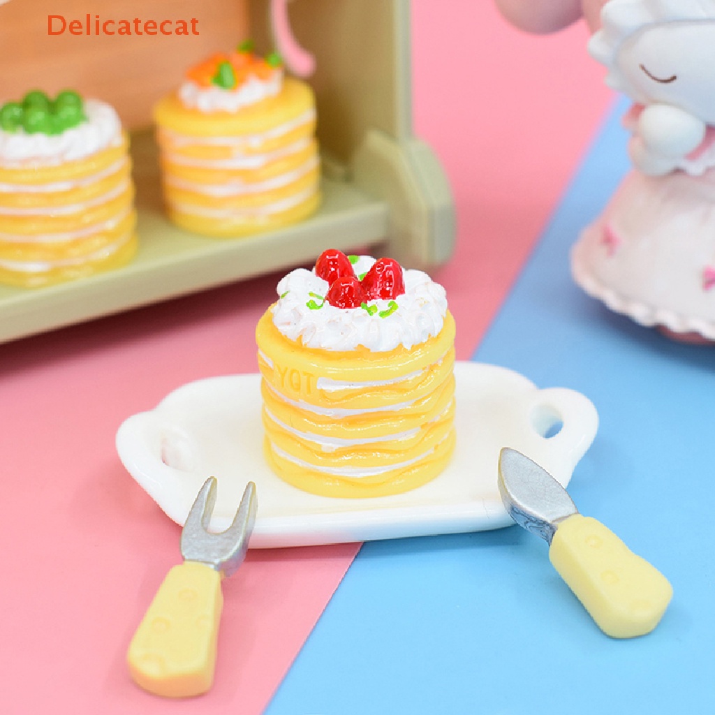 Set 2 Mô Hình Bánh Mì Tỉ Lệ 1 / 6 Trang Trí Nhà Búp Bê