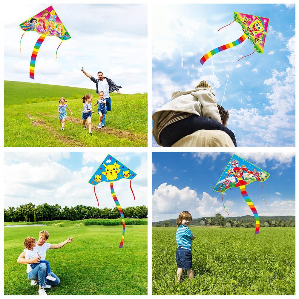 Diều Đồ Chơi Họa Tiết Hoạt Hình Dễ Thương Cho Bé P5Y4