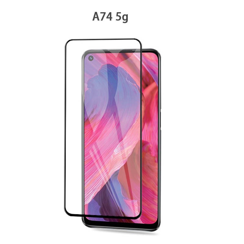 Kính Cường Lực 9H Bảo Vệ Toàn Màn Hình Chống Sốc Cho OPPO A78 A77s A77 A57 A17 A96 A76 A95 A54 A74 A94 A91 B4XF