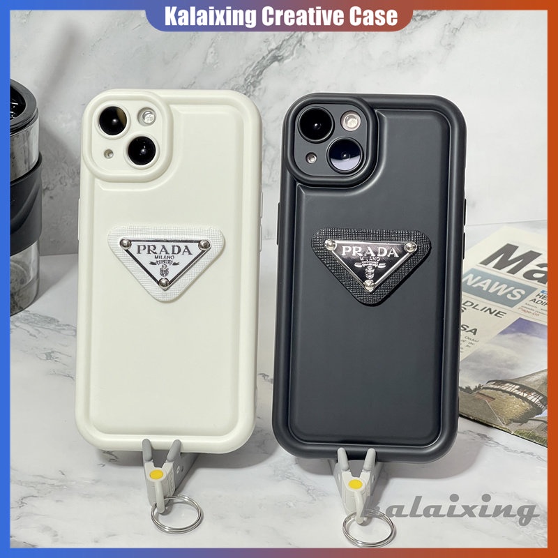 Ốp Điện Thoại Mềm Hình Prada 3D Cho iPhone 14 Pro Max 13 12 11 Pro Max Xs Max Xr X Xs