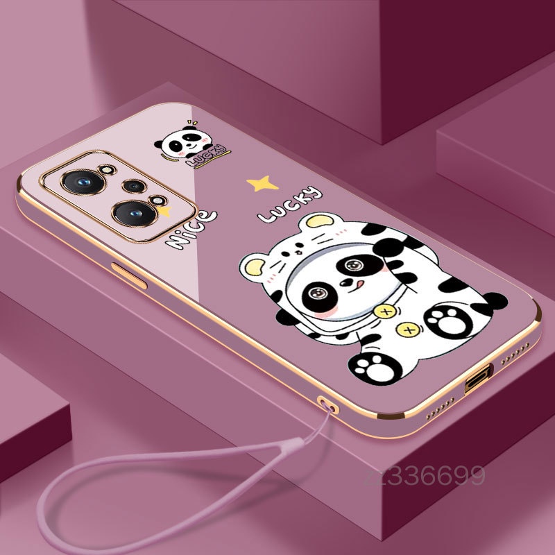 Ốp Điện Thoại Silicon Hình Gấu Trúc Cho Realme GT neo GT neo 2 Realme GT neo 3