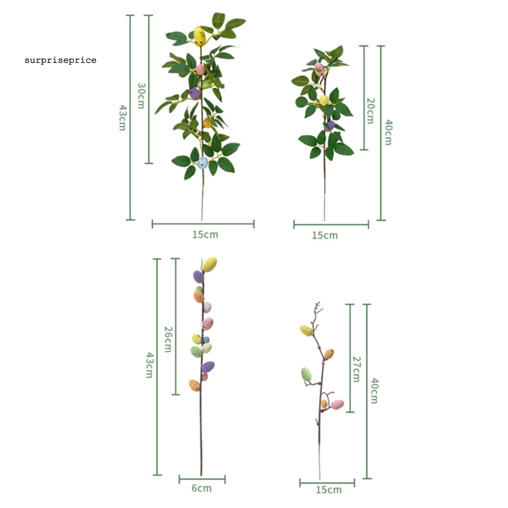 Set 1 / 2 Nhánh Lá Nhân Tạo Nhiều Màu Sắc Không Phai Màu Dùng Trang Trí DIY