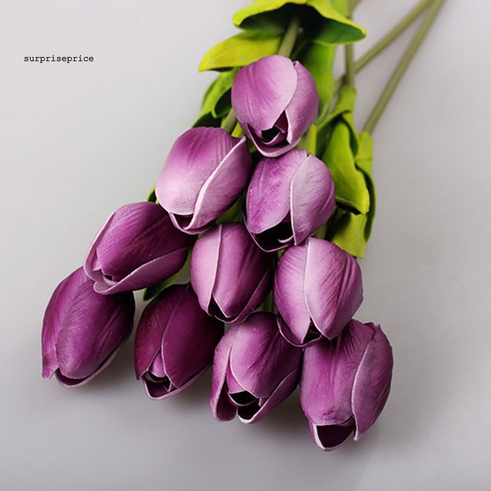 1 Bó Hoa Tulip Giả Để Bàn Trang Trí Tiệc Cưới