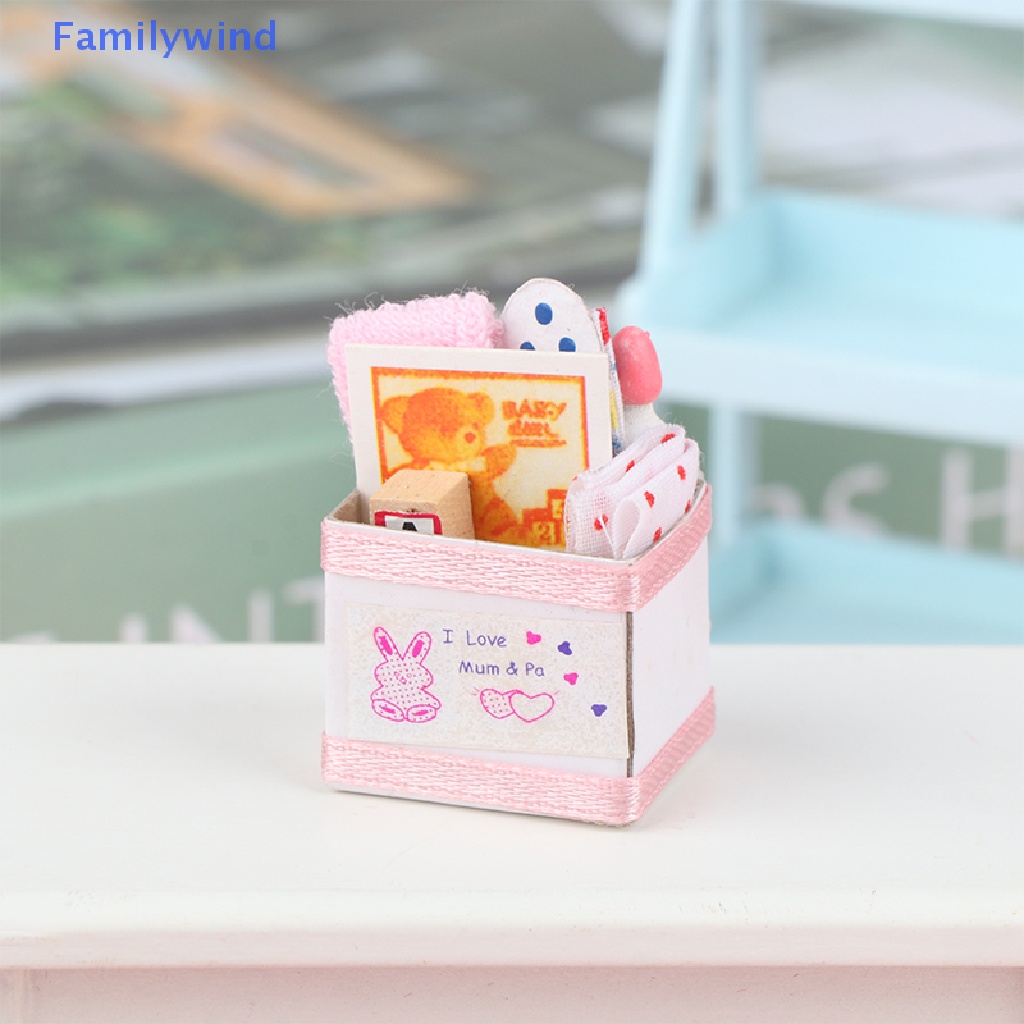 Hộp Đồ Chơi Mini Dễ Thương Cho Nhà Búp Bê 1: 12