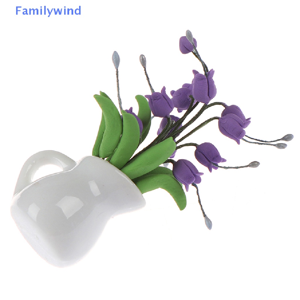 Mô Hình Chậu Cây Xanh Mini Tỉ Lệ 1: 12 Trang Trí Nhà Búp Bê