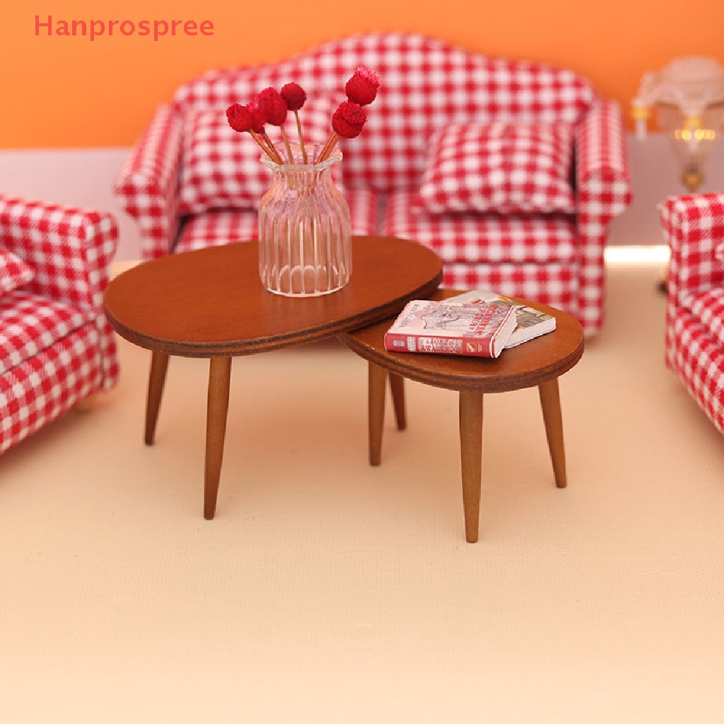 Bàn Cà Phê Hình Tam Giác Trang Trí Nhà Búp Bê Tỉ Lệ 1: 12
