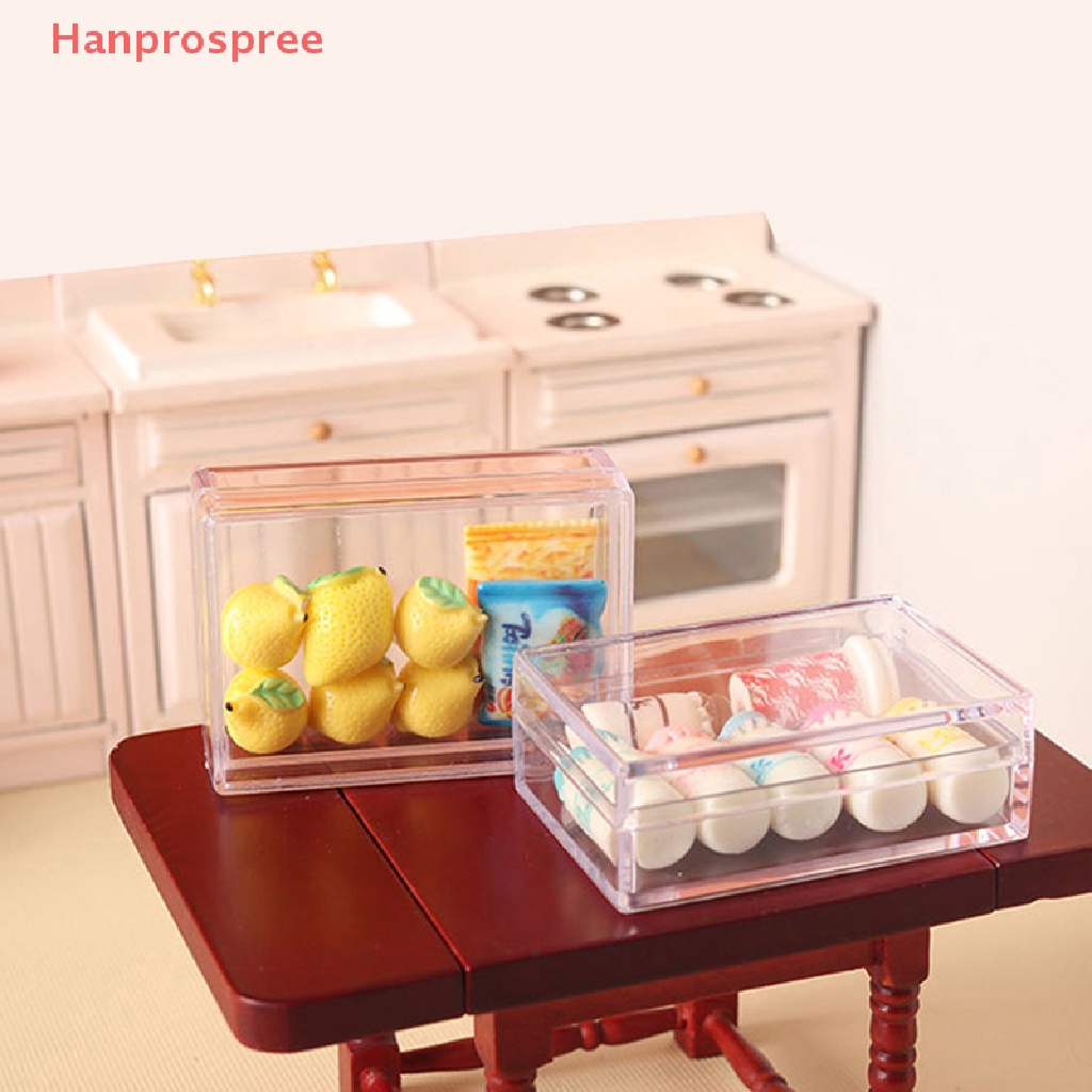 Hộp Đựng Đồ Mini Trong Suốt Dùng Để Trang Trí Nhà Búp Bê 1 / 12