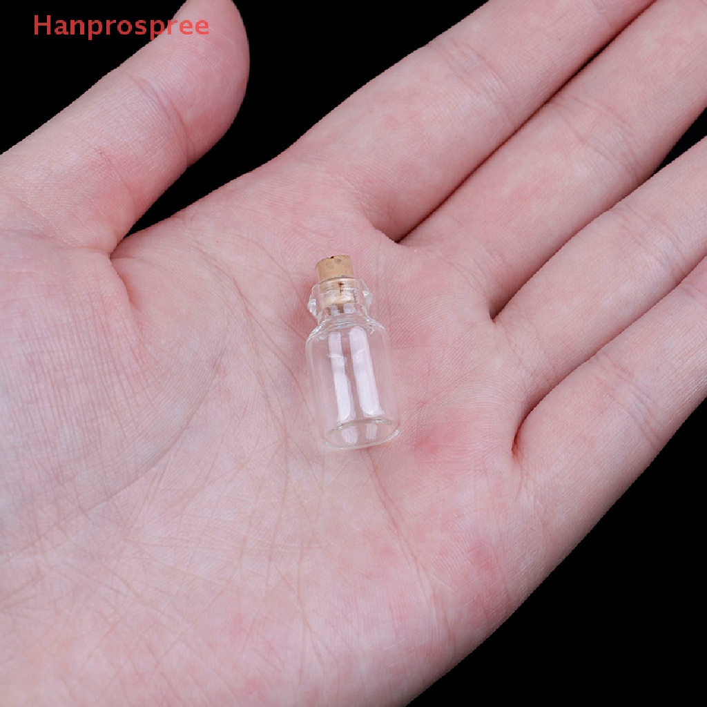 Set 4 Bình Thủy Tinh Rỗng Mini Trang Trí Nhà Búp Bê   Dụng Cụ Làm Đẹp Chất Lượng Cao