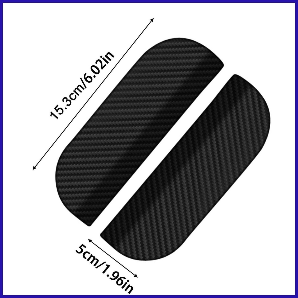 Bộ 2 Gương Chiếu Hậu Tự Dính Chống Nước Mưa Tiện Dụng Cho Xe Hơi