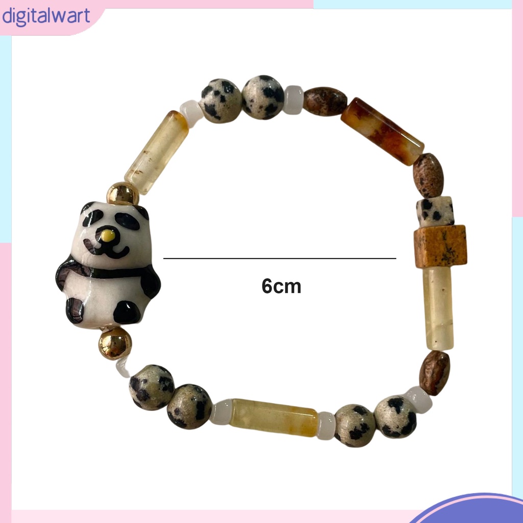 [DIL] Vòng Tay Co Giãn Xỏ Hạt Charm Động Vật Hoạt Hình Handmade Dành Cho Nữ