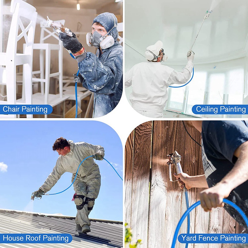 Ống Phun Sơn Áp Suất 3 / 16 Inch 4 Ft 3000 PSI Linh Hoạt