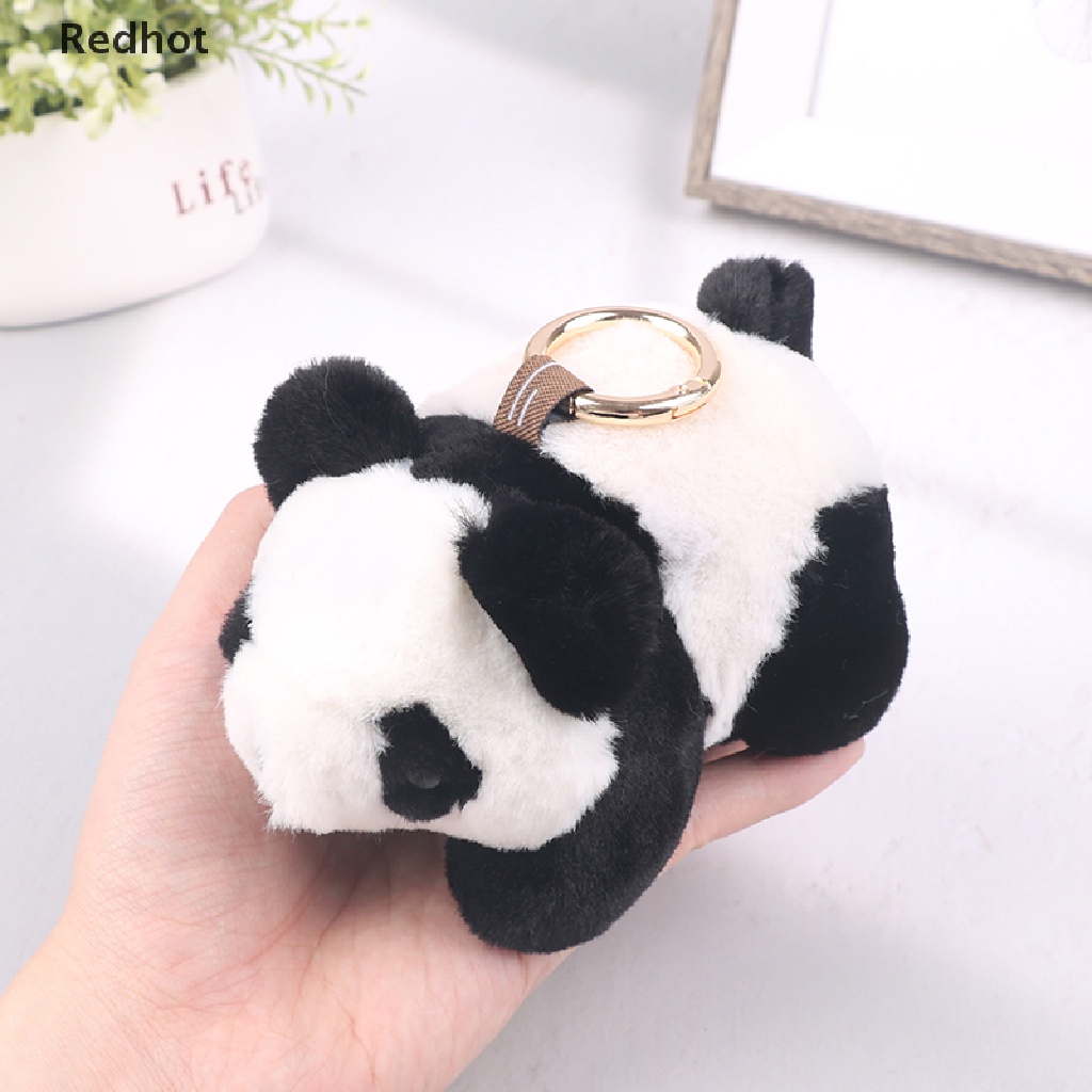 &lt; Redhot &gt; Móc Khóa Hình Gấu Trúc Nhồi Bông Dễ Thương Phong Cách Trung Hoa Dành Cho Nam Và Nữ