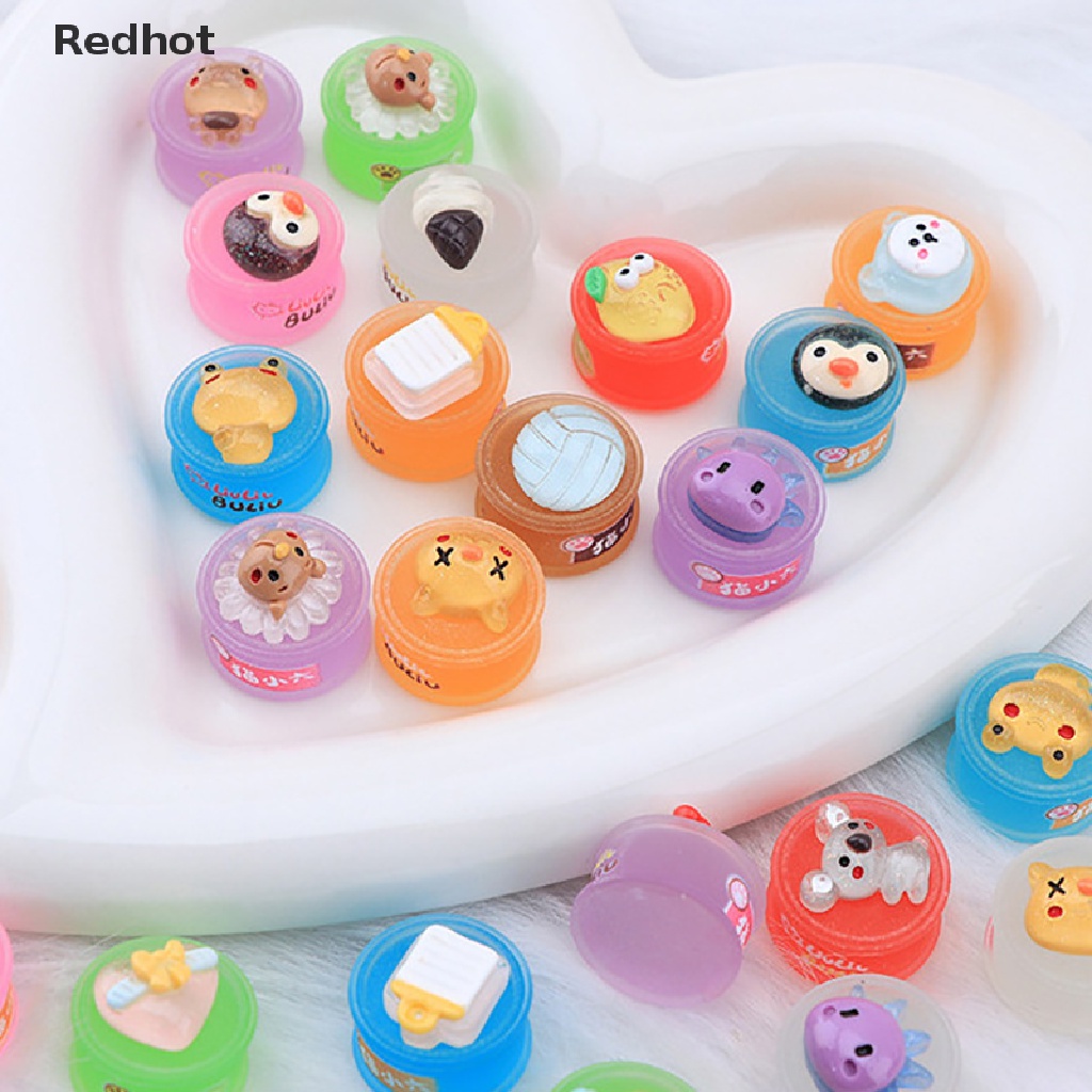 &lt; Redhot &gt; Bộ 2 Mô Hình Mèo Dạ Quang Trang Trí Phong Cảnh DIY