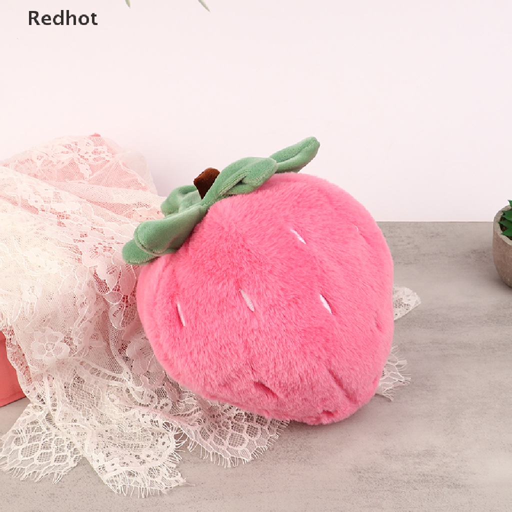 &lt; Redhot &gt; Gối Ôm Hình Trái Dâu Tây Siêu Mềm Nhẹ Sáng Tạo Dễ Thương