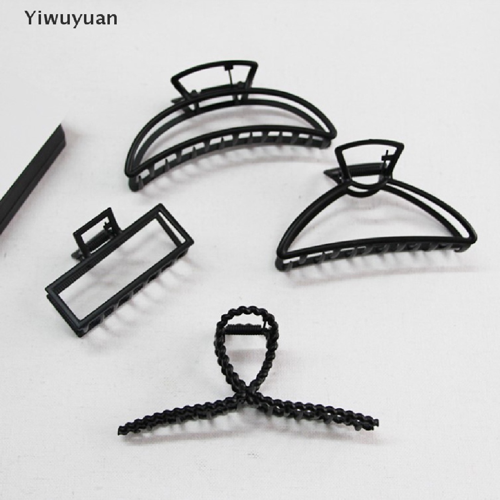 &lt; Yiwuyuan &gt; Kẹp Càng Cua Kim Loại Trang Sức Thanh Lịch Đơn Giản Cho Nữ