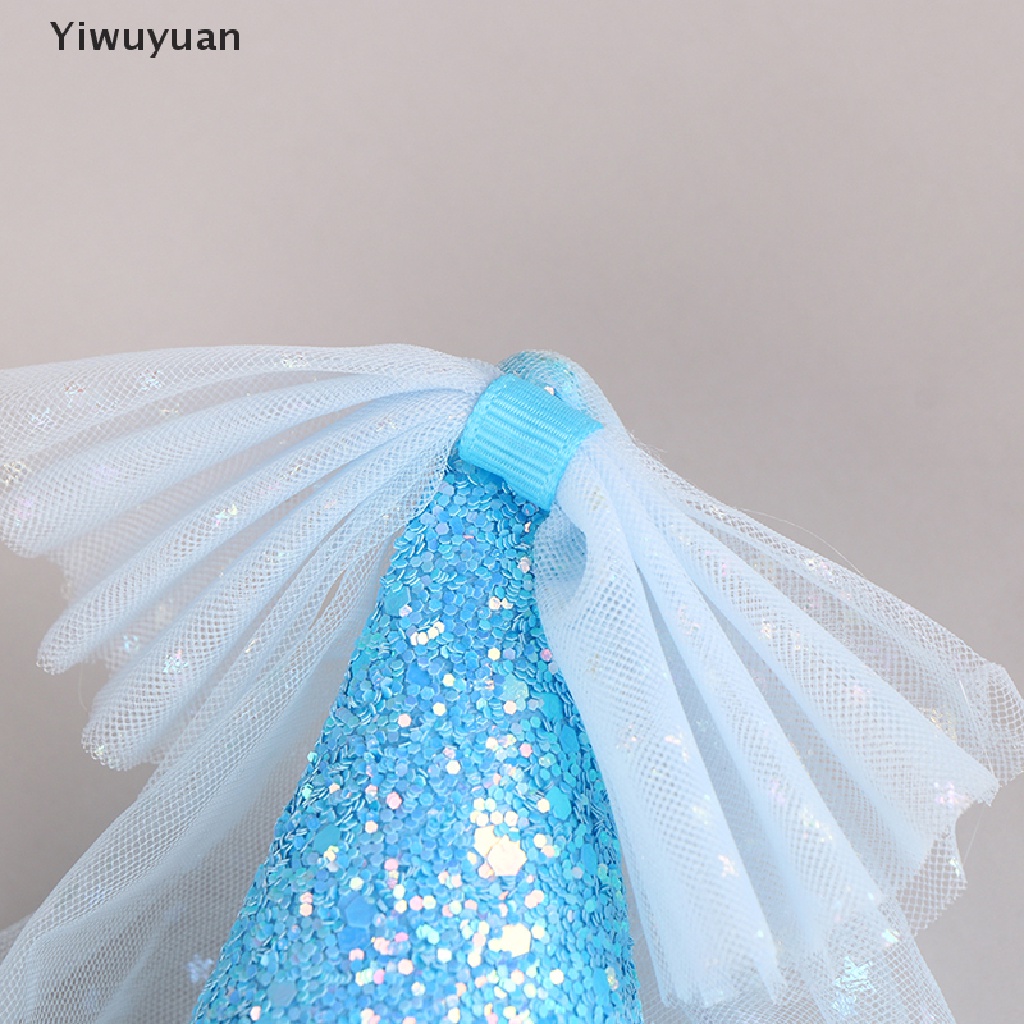 < Yiwuyuan > Mũ Sinh Nhật Đính Kim Tuyến Lấp Lánh Cho Bé Gái Bán Hàng