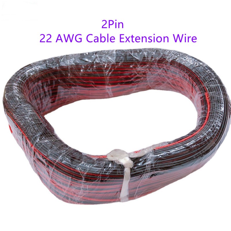 Dây Cáp Nối Dài 30M / 50M / 2pin 3pin 4pin 5Pin 6pin 22AWG Cho Dây Đèn Led RGB / RGBW CCT WS2811 / 2812 50M