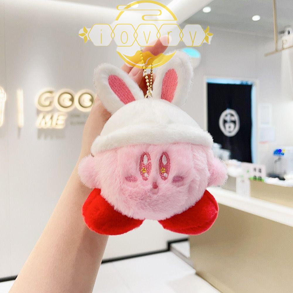 Búp Bê Thỏ Kirby Nhồi Bông Màu Hồng Dễ Thương Dùng Làm Quà Tặng