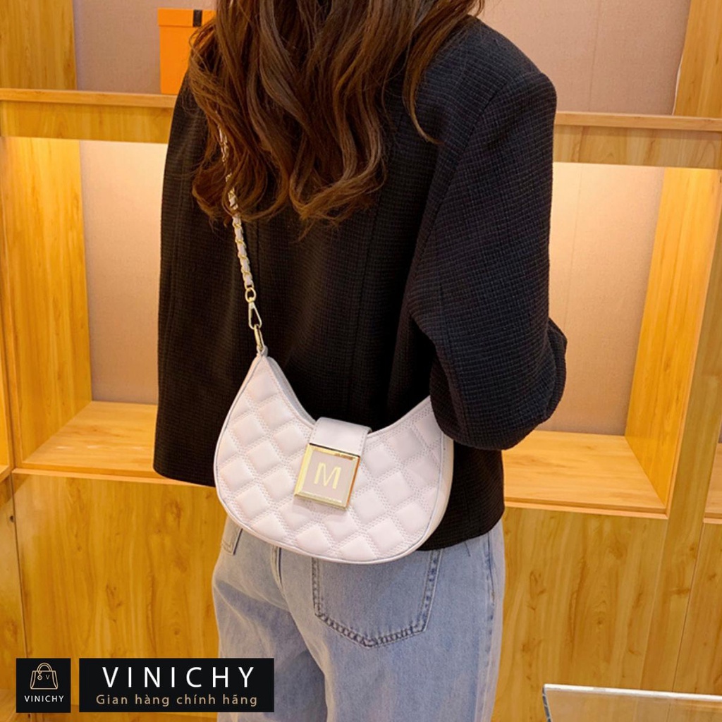 Túi xách nữ đeo chéo, đeo vai, đi chơi, đi học VINICHY size 22cm HA332