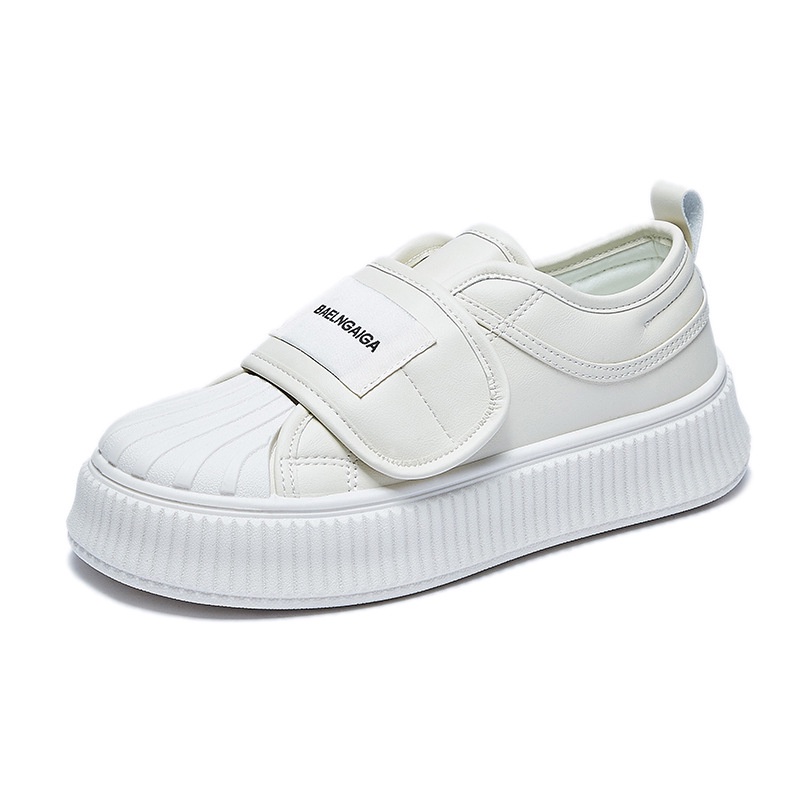 Giày Thể Thao Trắng Quai Dán Phong Cách Hàn Quốc Thời Trang Mùa Xuân Mới Cho Nữ Sinh Crush119