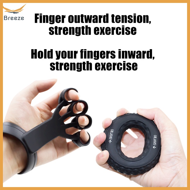 Bộ Dụng Cụ Luyện Tập Mở Rộng Ngón Tay Bằng Silicone Tiện Lợi