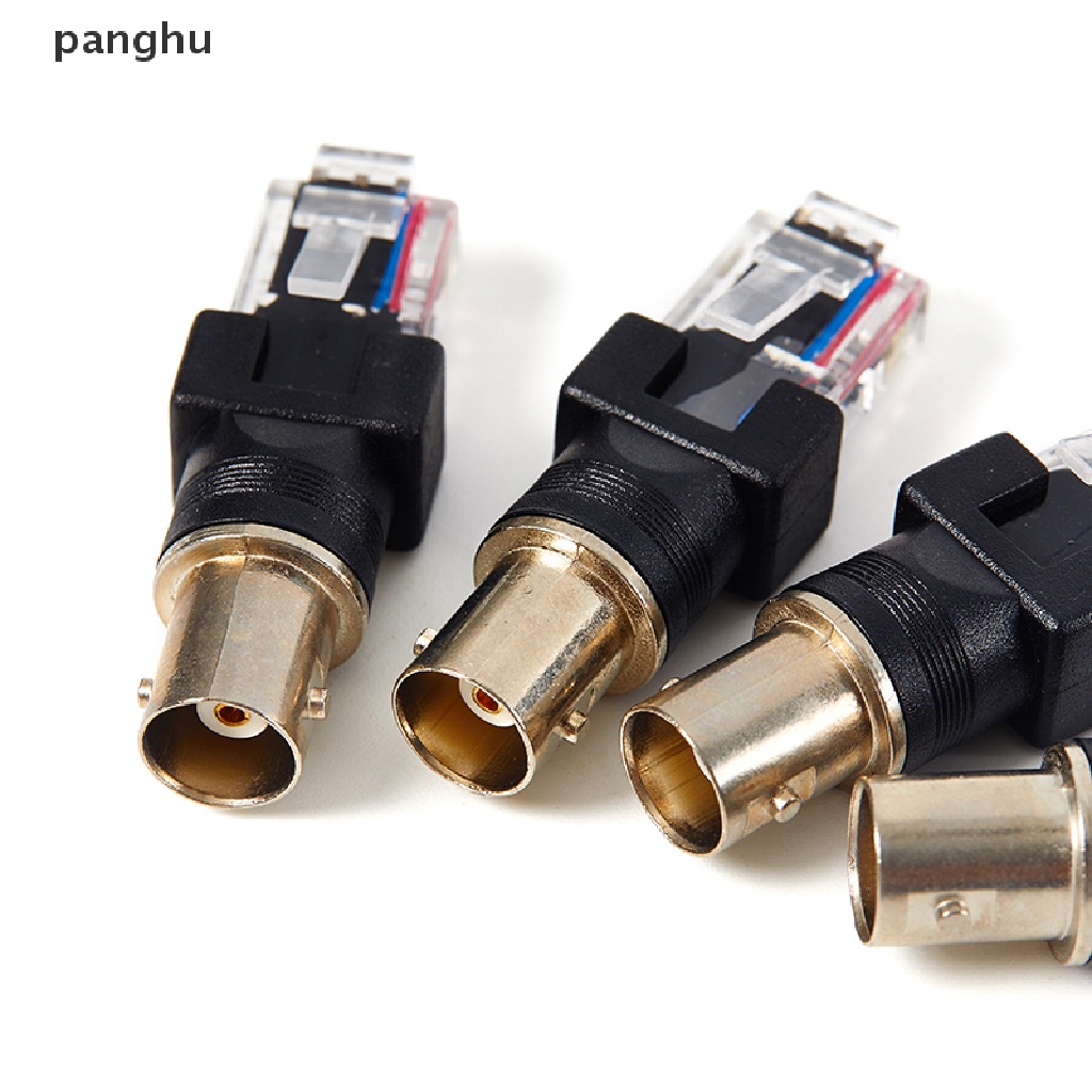 1 Đầu Nối BNC Female Sang RJ45 Male Plug RF Màu Đen