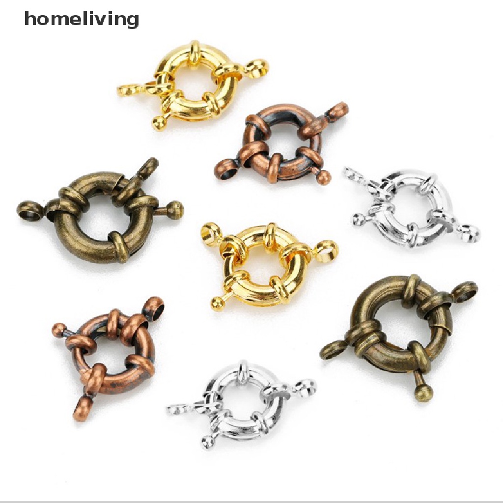 Bộ 10 Móc Khóa Bằng Đồng Dùng Làm Trang Sức DIY