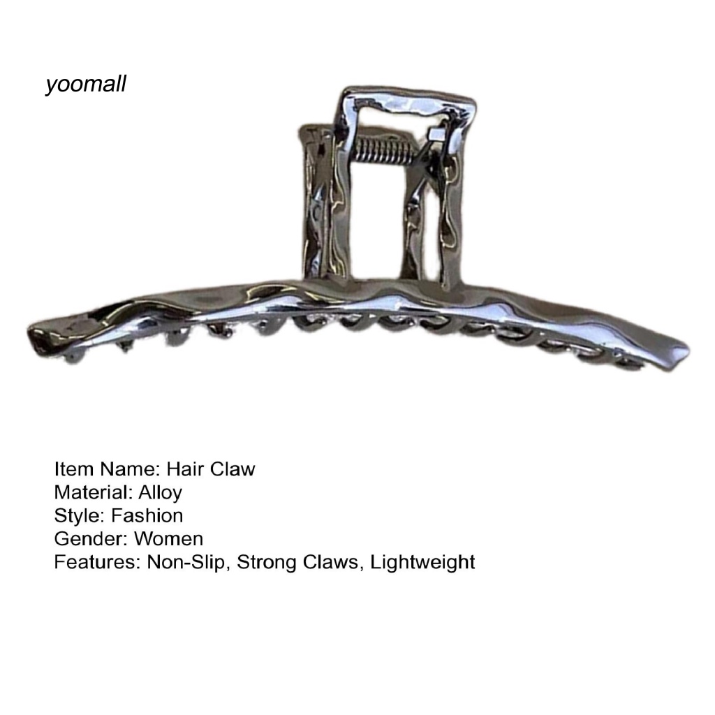 / Yo / Kẹp Tóc Chống Gỉ Thiết Kế Đục Lỗ Chống Trượt Dùng Làm Đạo Cụ Chụp Ảnh