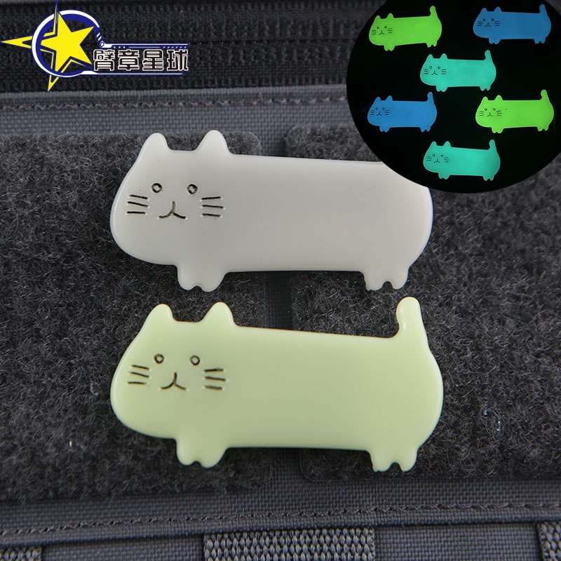 Huy Hiệu Dán 3D Hình Mèo Dễ Thương Trang Trí Balo / Huy Hiệu / Băng Cánh Tay / Biểu Tượng